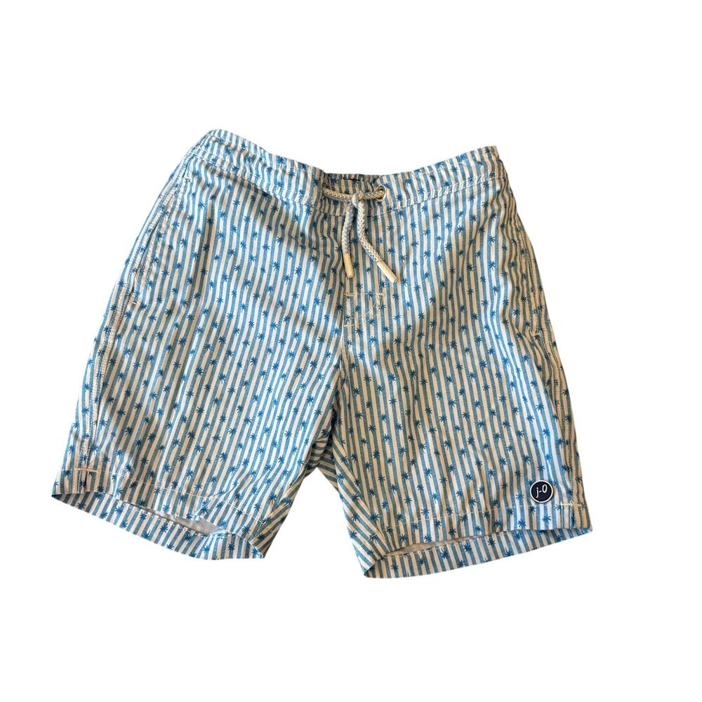 JOHNNIE-O Blue Swim Trunks Shorts Mesh Lined Boys Kids size 8 Summer Vacation